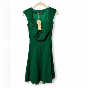 Dress V Vibrant Green Mini Dress